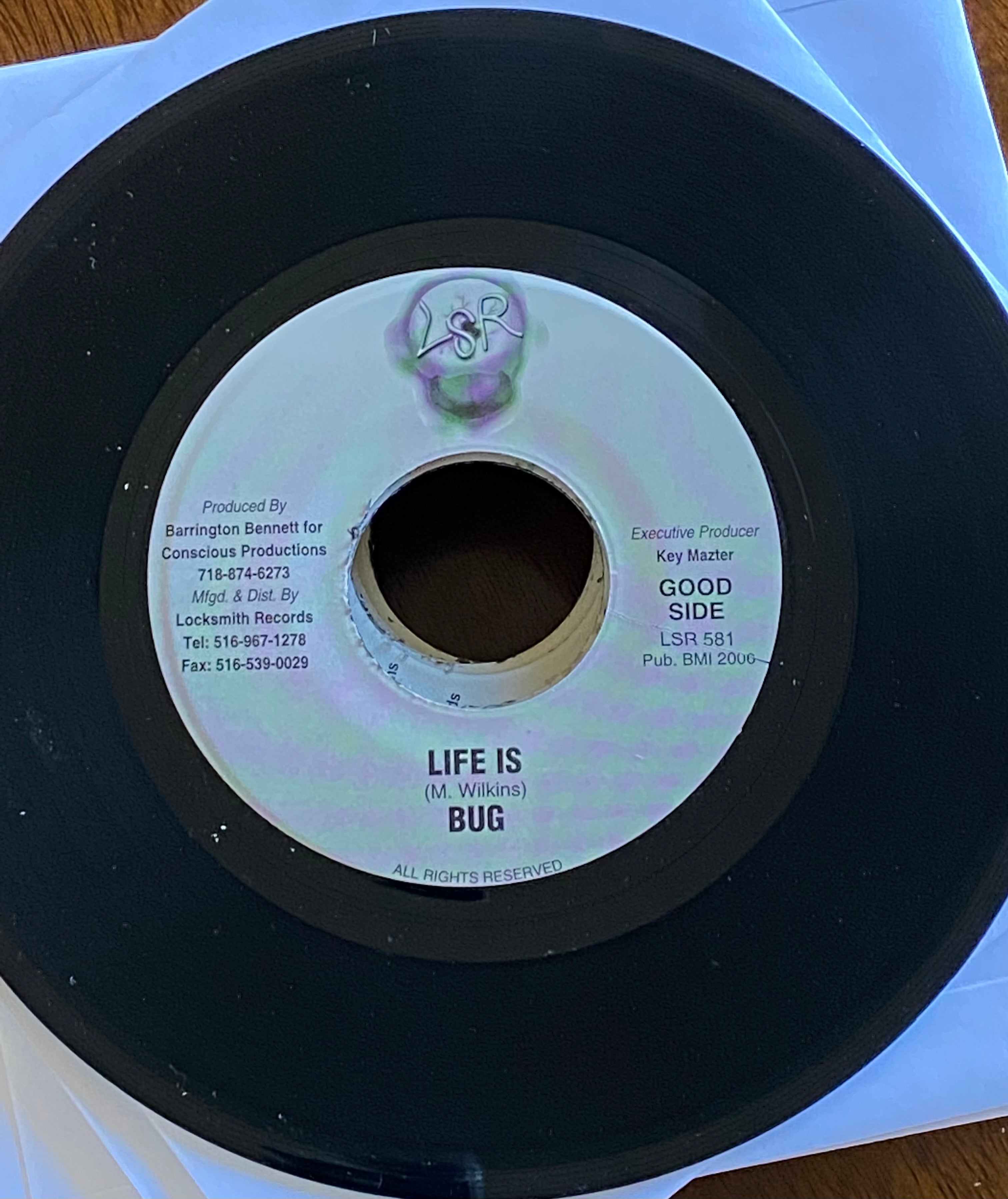 Life Is | Pagan World – BUG (7 Inch Vinyl)