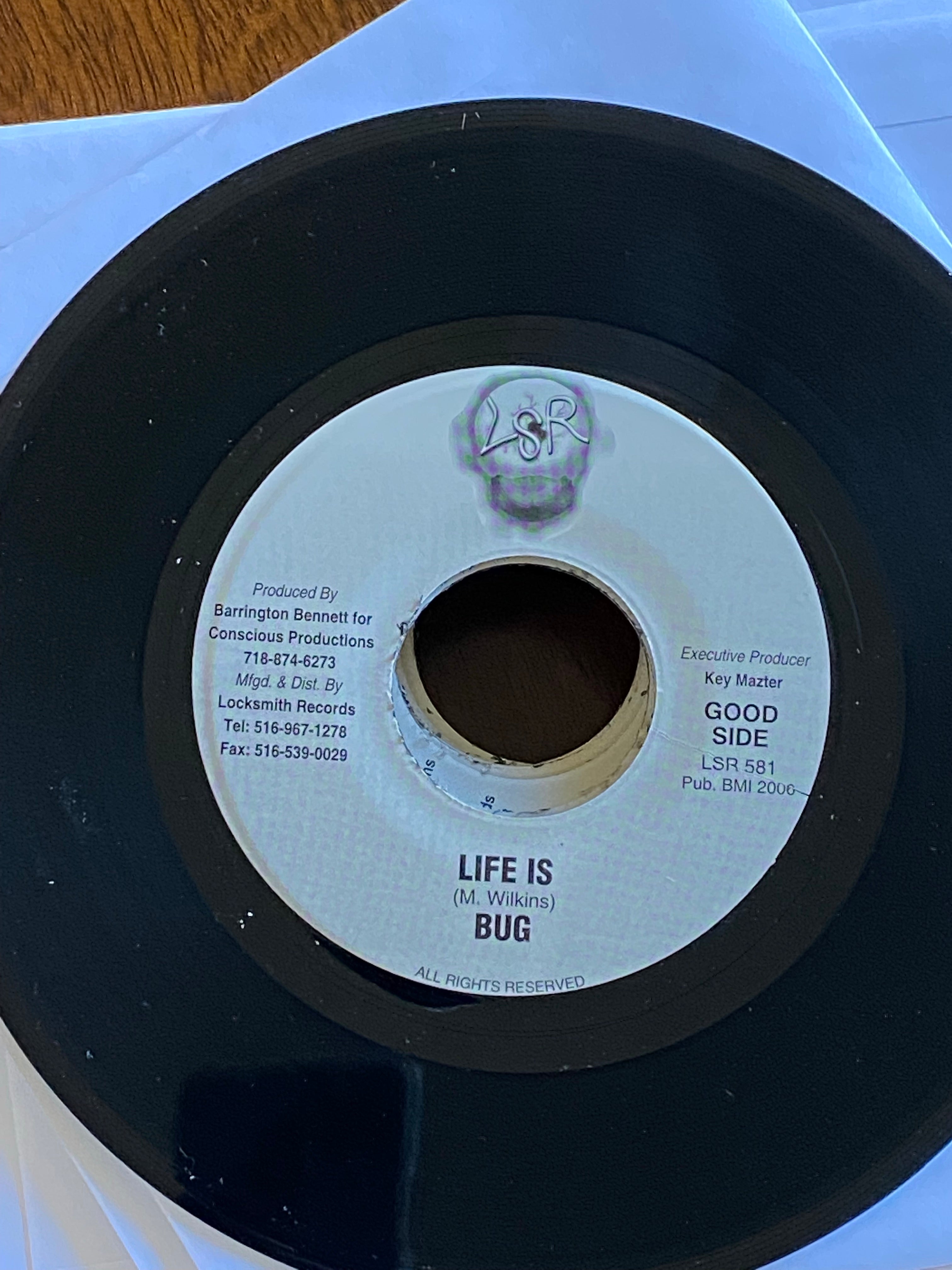 Life Is | Pagan World – BUG (7 Inch Vinyl)